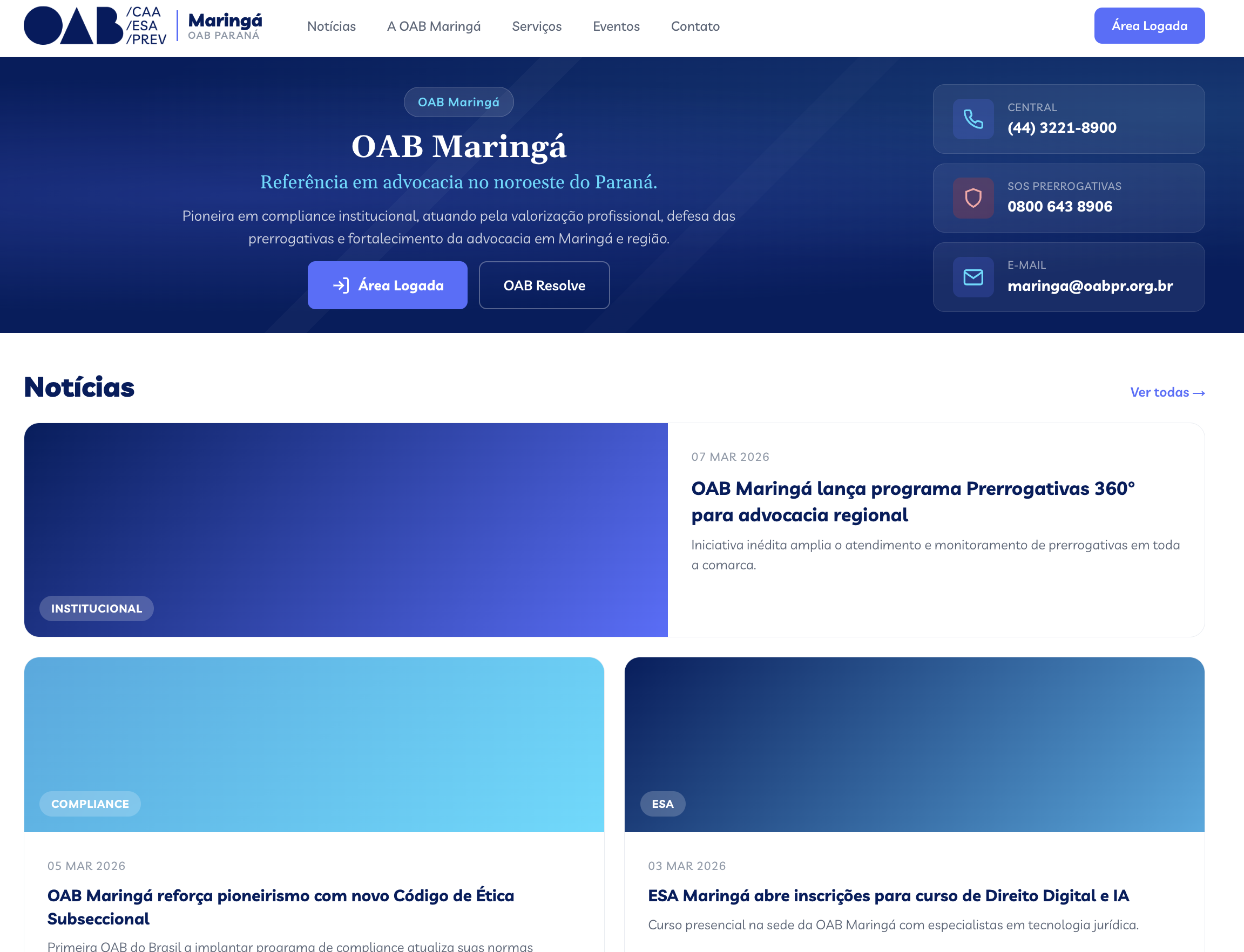 Portal Subsecao Maringa