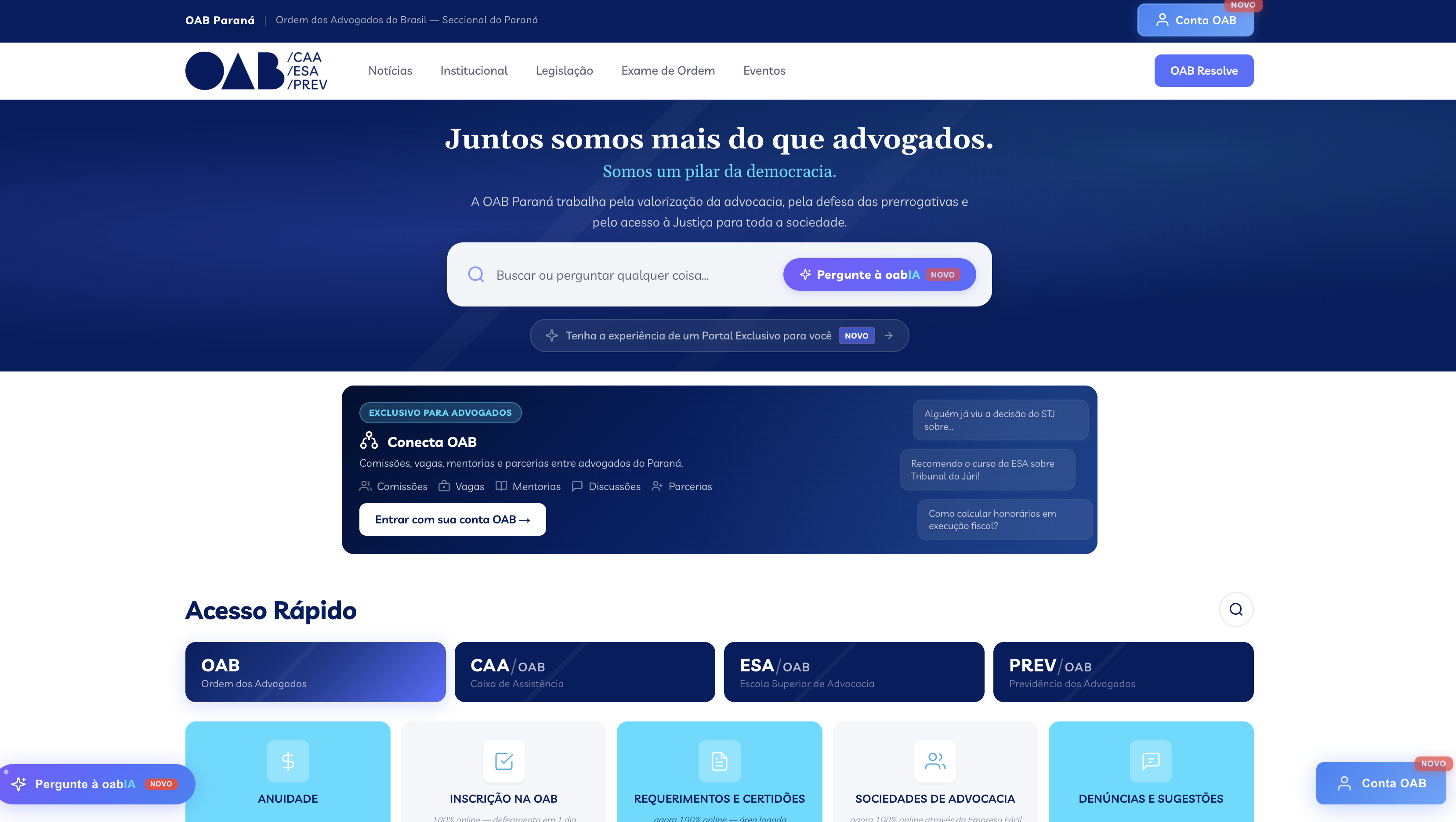 Portal Publico OAB-PR